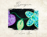 I Love You applique