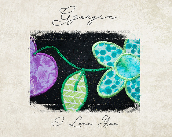 I Love You applique