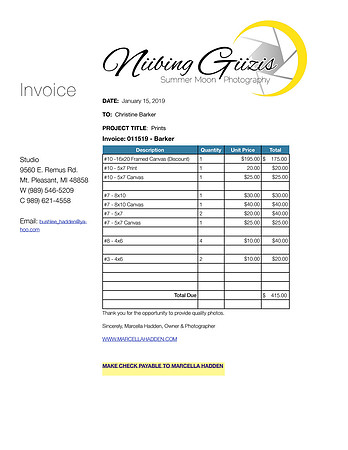 Inv #011519 - Barker